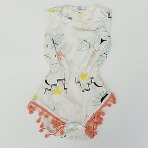 Bailey's Blossoms baby Romper size small